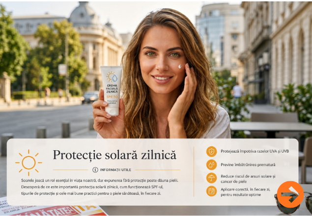 De ce este importantă protecția solară zilnică